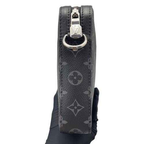 Louis Vuitton Trio Messenger Bag Monogram Eclipse Black Grey