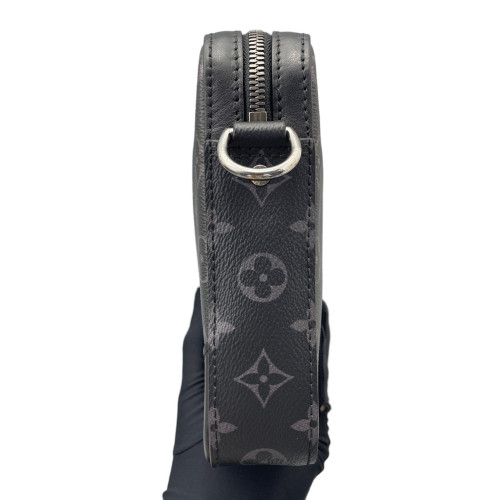 Louis Vuitton Trio Messenger Bag Monogram Eclipse Black Grey