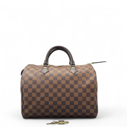 Louis Vuitton Speedy 30 Damier Ebene Brown Louis Vuitton Speedy 30 Damier Ebene Brown