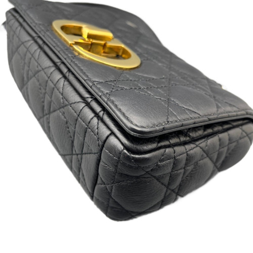 Dior Small Caro Bag Calfskin Black