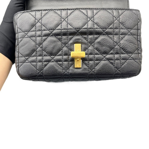 Dior Small Caro Bag Calfskin Black