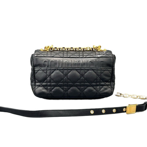 Dior Small Caro Bag Calfskin Black