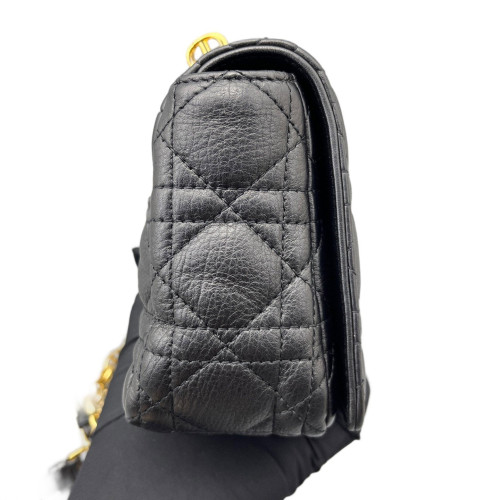 Dior Small Caro Bag Calfskin Black