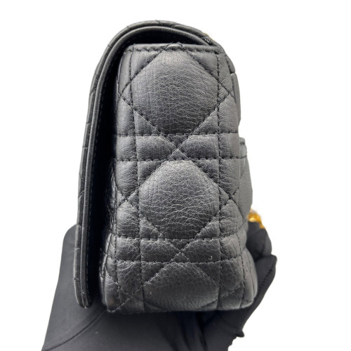 Dior Small Caro Bag Calfskin Black