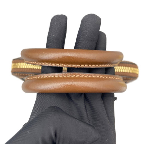 Gucci Mini Horsebit 1955 Top Handle GG Supreme Monogram Tan