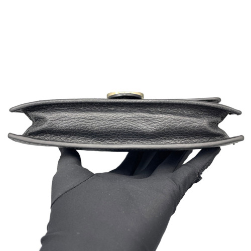 Gucci Interlocking G Chain Wallet Grained Calfskin Black Gucci Interlocking G Chain Wallet Grained Calfskin Black