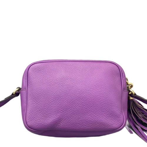 Gucci Camera Case Grained Calfskin Purple