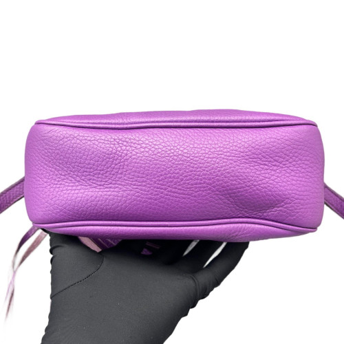 Gucci Camera Case Grained Calfskin Purple