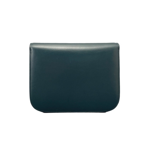 Celine Medium Classic Box Calfskin Dark Green