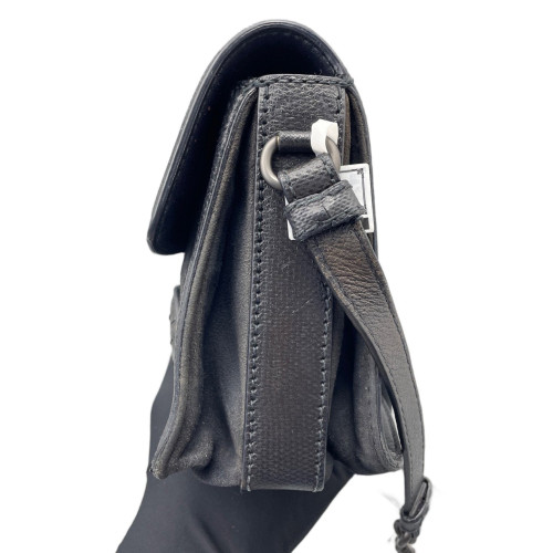 Bottega Veneta Crossbody Bag Suede Black