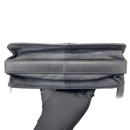 Bottega Veneta Crossbody Bag Suede Black