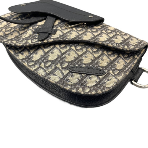 Dior Saddle Messenger Pouch Oblique Blue