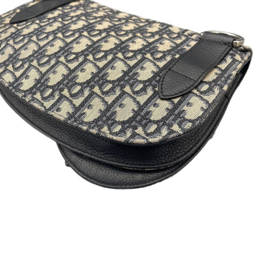 Dior Saddle Messenger Pouch Oblique Blue