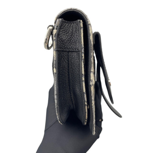 Dior Saddle Messenger Pouch Oblique Blue