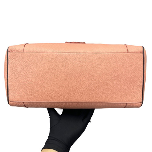 Loewe Boston Bag Grained Calfskin Pink