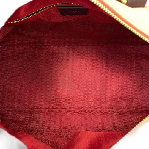 Loewe Boston Bag Grained Calfskin Pink
