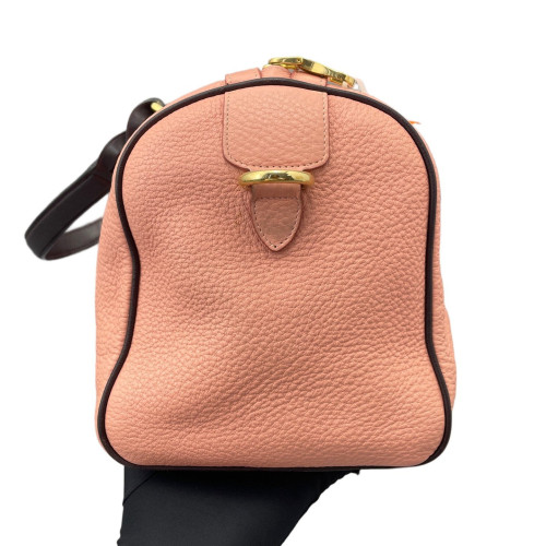 Loewe Boston Bag Grained Calfskin Pink