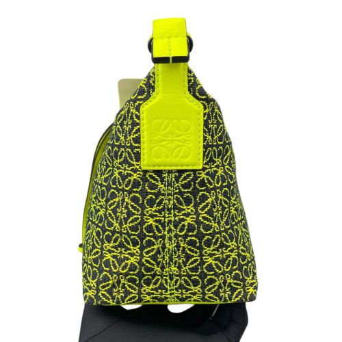 Loewe Small Cubi Canvas Calfskin Light Green Loewe Small Cubi Canvas Calfskin Light Green