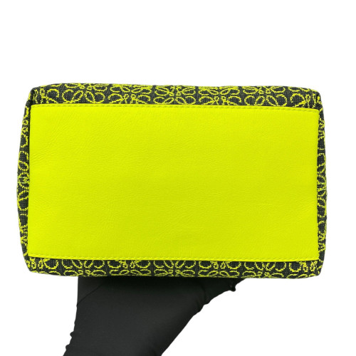 Loewe Small Cubi Canvas Calfskin Light Green Loewe Small Cubi Canvas Calfskin Light Green