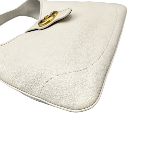 Gucci Medium Aphrodite Grained Calfskin White