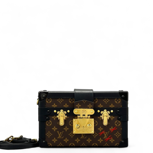 Louis Vuitton Petite Malle Monogram Brown Black