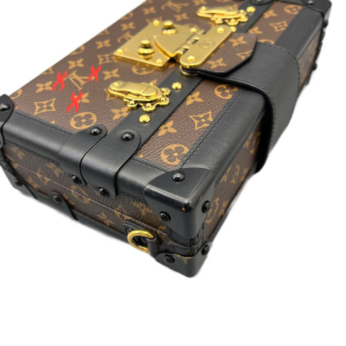 Louis Vuitton Petite Malle Monogram Brown Black