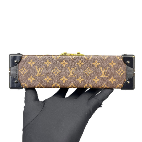 Louis Vuitton Petite Malle Monogram Brown Black