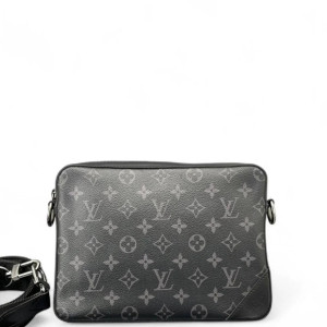 Louis Vuitton Trio Messenger Bag Monogram Eclipse Black