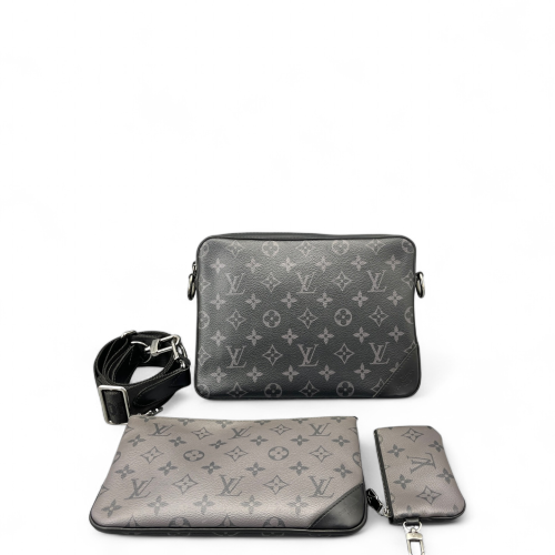 Louis Vuitton Trio Messenger Bag Monogram Eclipse Black
