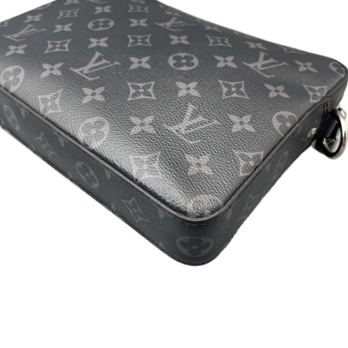 Louis Vuitton Trio Messenger Bag Monogram Eclipse Black