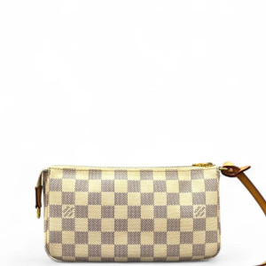 Louis Vuitton Pochette Accessories Damier Azur White Louis Vuitton Pochette Accessories Damier Azur White