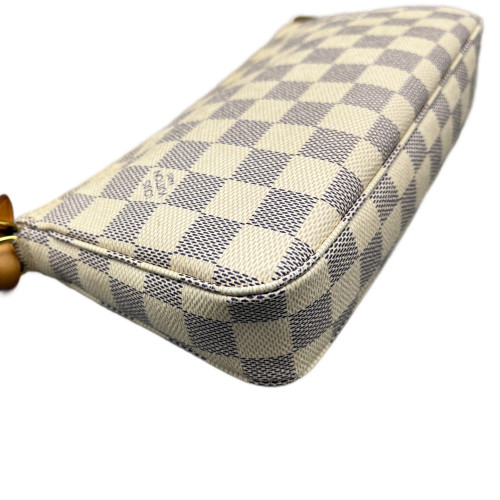 Louis Vuitton Pochette Accessories Damier Azur White
