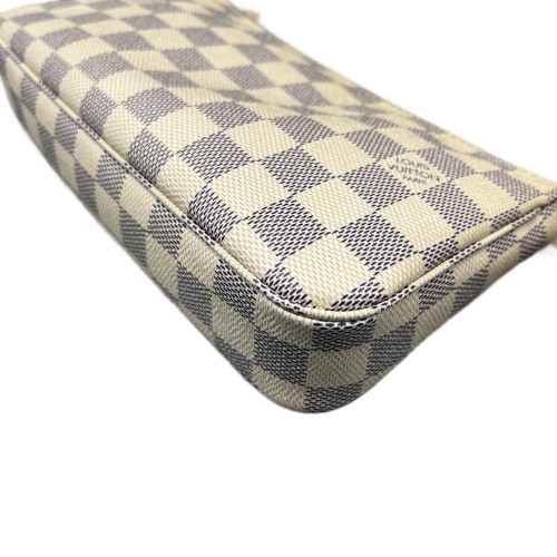 Louis Vuitton Pochette Accessories Damier Azur White
