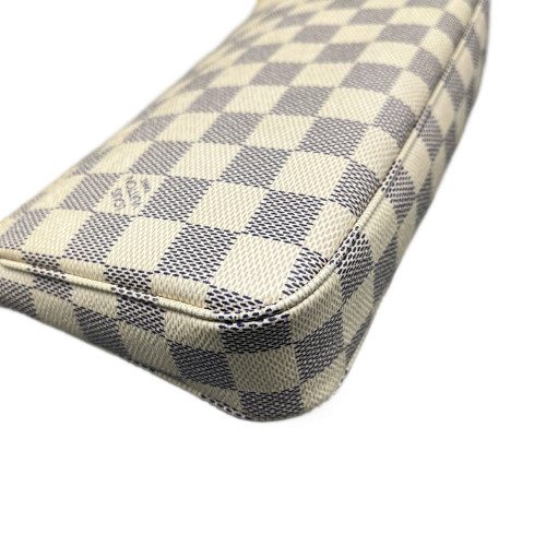 Louis Vuitton Pochette Accessories Damier Azur White