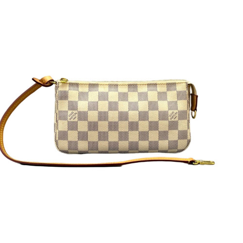 Louis Vuitton Pochette Accessories Damier Azur White
