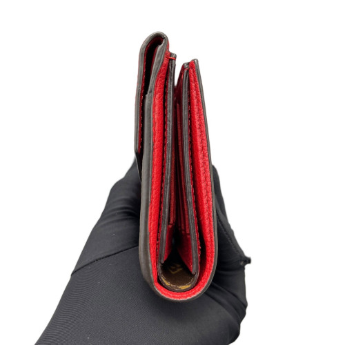 Louis Vuitton Marie-Lou Trifold Wallet Monogram Brown Red
