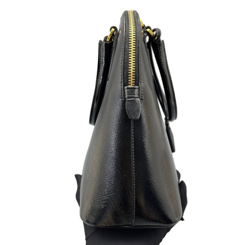 Prada Dome Patent Calfskin Black