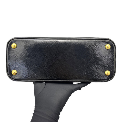 Prada Dome Patent Calfskin Black