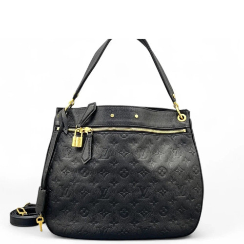 Louis Vuitton Shoulder Bag Empreinte Monogram Black Louis Vuitton Shoulder Bag Empreinte Monogram Black