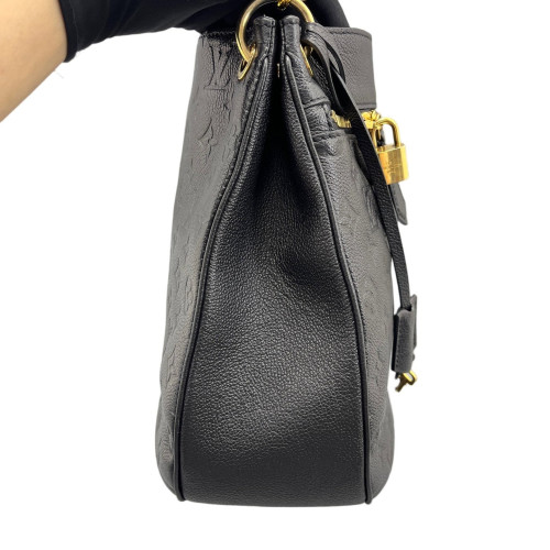 Louis Vuitton Shoulder Bag Empreinte Monogram Black Louis Vuitton Shoulder Bag Empreinte Monogram Black