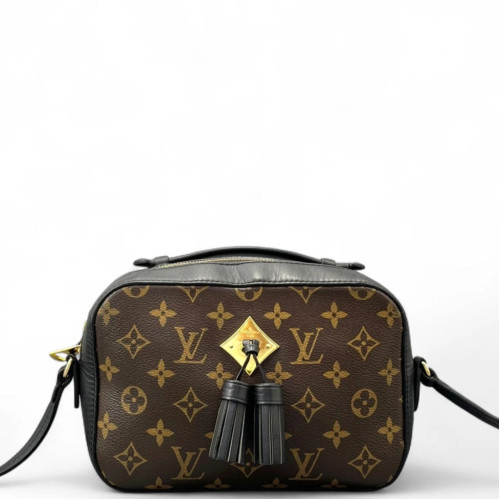 Louis Vuitton Saintonge Monogram Brown Black