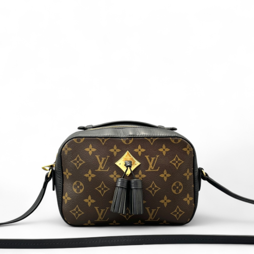 Louis Vuitton Saintonge Monogram Brown Black