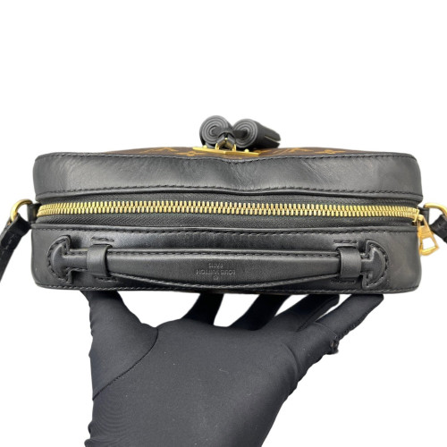 Louis Vuitton Saintonge Monogram Brown Black