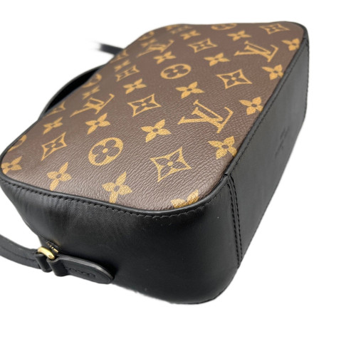 Louis Vuitton Saintonge Monogram Brown Black