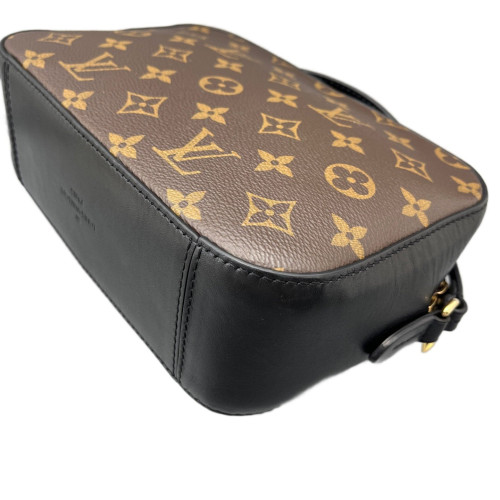 Louis Vuitton Saintonge Monogram Brown Black