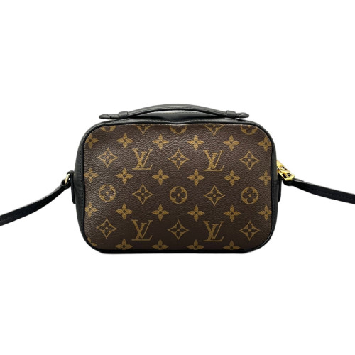 Louis Vuitton Saintonge Monogram Brown Black