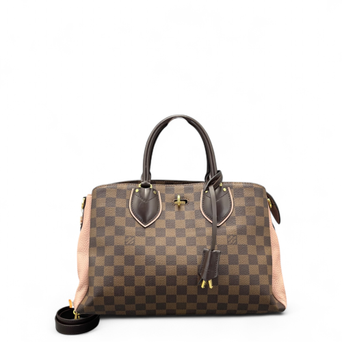 Louis Vuitton Nromandy Large Damier Ebene Brown Pink