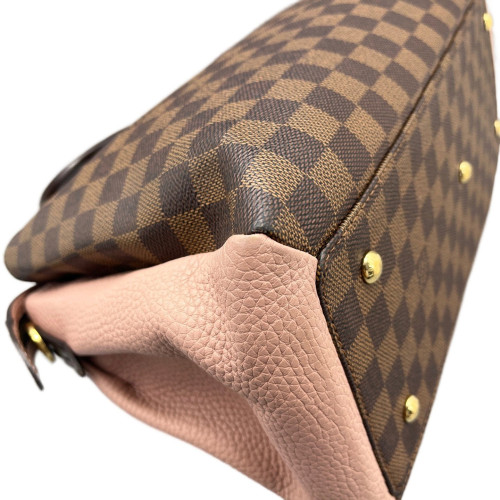 Louis Vuitton Nromandy Large Damier Ebene Brown Pink