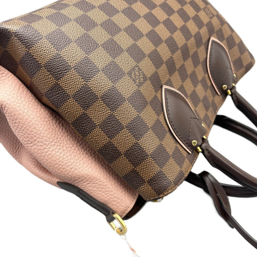 Louis Vuitton Nromandy Large Damier Ebene Brown Pink