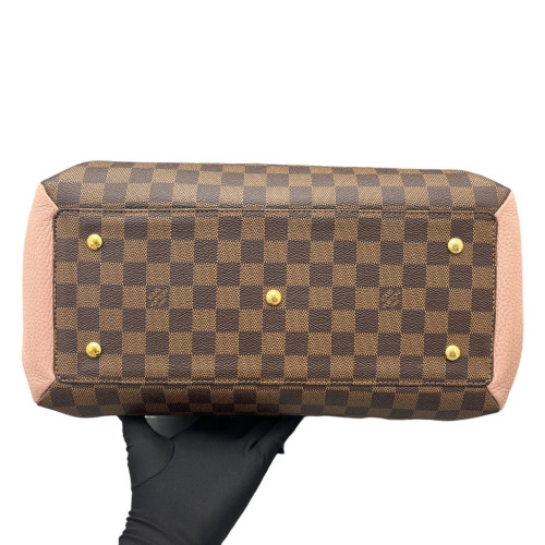 Louis Vuitton Nromandy Large Damier Ebene Brown Pink